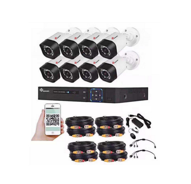 Kit CCTV AHD 1080P a 8 canali fai-da-te