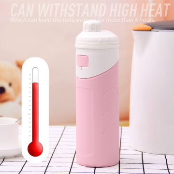 Wide Mouth Silicone Insulate Water Bottle