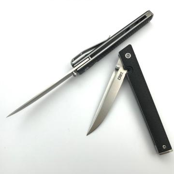 Coltello tascabile da caccia pieghevole ad apertura rapida