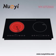 New fashion induction plus radiant Hybrid cooktops