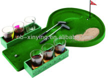 Desktop Golf Drinking Game with shot glass