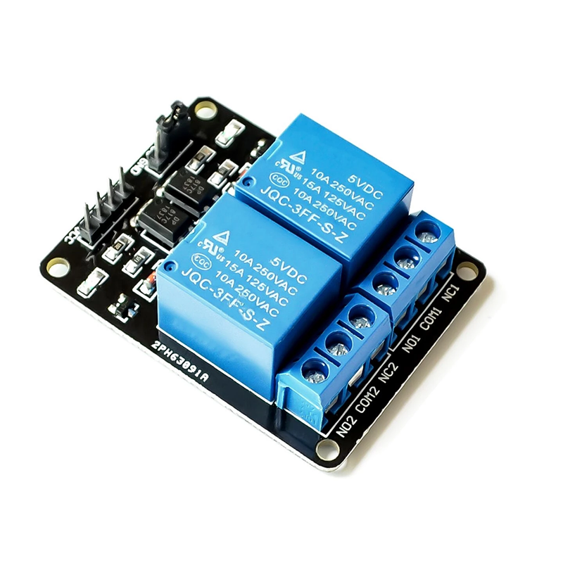 5V 12V Relay Module With Optocoupler Isolation 2 Way Relay Module