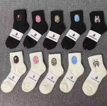 High Quality Custom Logo Embroidered Cotton Sport Socks