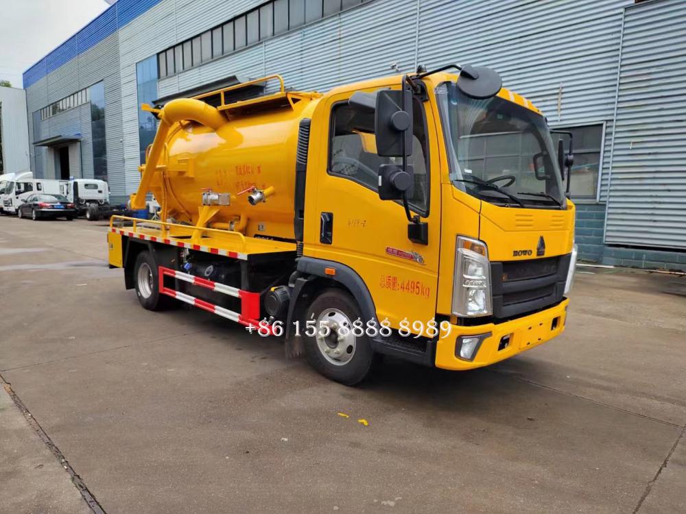 Howo Integrated Tank Cleaning Suction Truck 6 Jpg