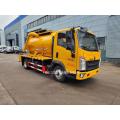 HOWO 4x2 Integrated Tank cleaning suction truck