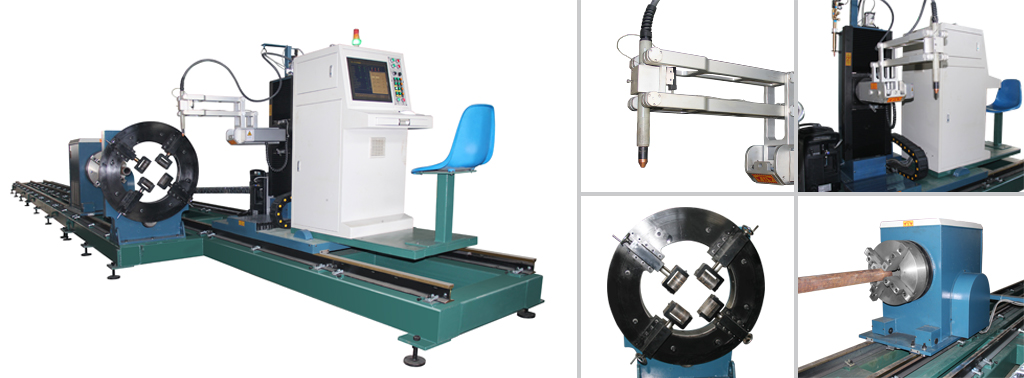 YOMI Metal Tube and Pipe Profile Cutting Machine CNC Plasma Cutters