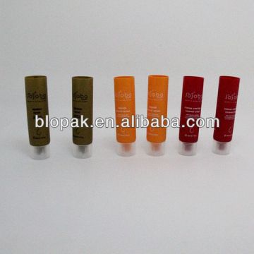 empty plastic tubes with clear screw on cap