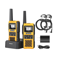 Professional Grade Waterproof Walkie Talkie with Noise Canceling Mic for Search and Rescue Missions