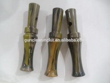 Mallard duck call for double reed