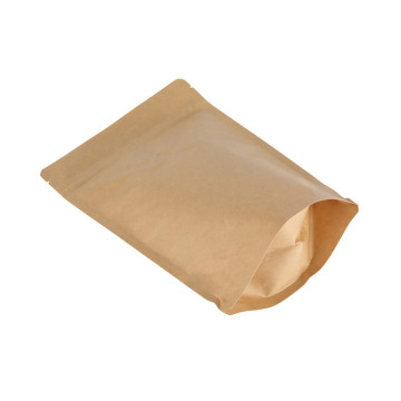 бумажный бумажный пакет из алюминиевой фольги овальной формы с застежкой-молнией