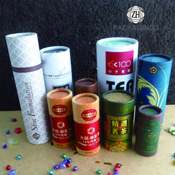 Cosmetic round boxes paper tube cosmetic tube