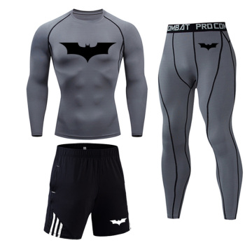 Winter Thermal Underwear Sets Men Base layer Sport Compression Clothing Rash gard Male long johns Thermal underwear Set