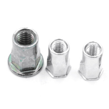Best Price Carbon Steel Large Flat Head Insert Rivet Nut M3 M4 M5 Hexagon Blind Rivet Nut