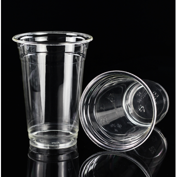 Vaso transparente de PLA compostable