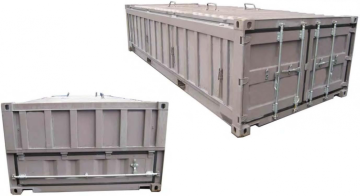 20' Half Height Hard OT Container