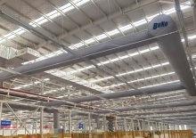 Air ducts are used in automobile workshops