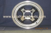 Chrome 5 Hole Car Alloys Wheels , 12 Inch Alloy Wheels Kin-839