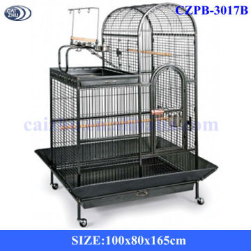 Double Roof Outdoor Metal Large Cages for Parrots