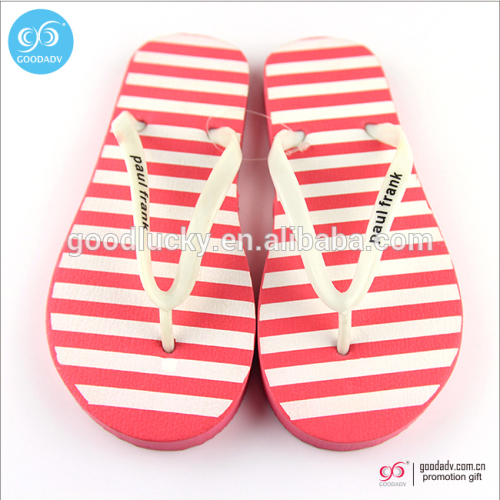 Cheap and fashion printed outdoor flip flops China flip flops factory