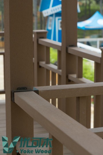 Outdoor Wood plastic composite handrail