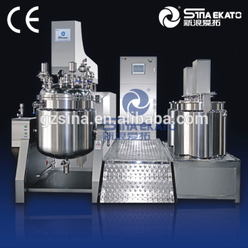 China machinery Beauty Cream Steam Heating Vacuum Mixer Machinery