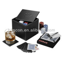 poker chip set 100pcs poker chips PU box set