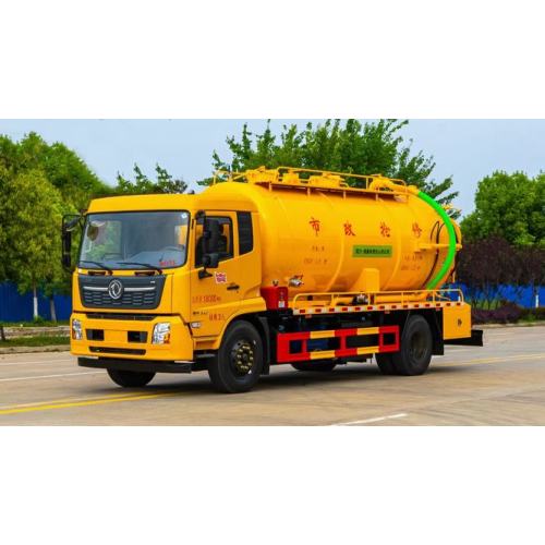 Dongfeng 10000L 12000L Camión de succión de aguas residuales
