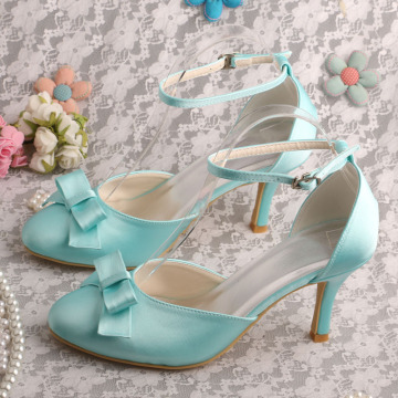 Wedopus Mint Green Wedding Bridesmaid Shoes