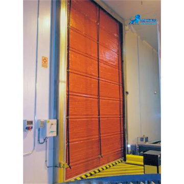 PVC Rapid Rolling Shutter Industry Stacking Door