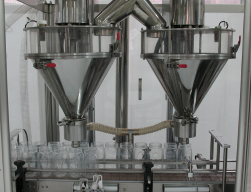Automatic Powder Filling & Capping Machine