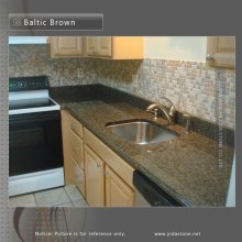 Corner Vanity Kitchen Top Baltic Brown