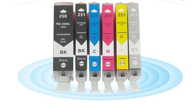 Compatible with Can PGI-250  CLI-251XLInk cartridge MG5420 MG5520 MG5522Printer ink cartridge Photo poster color print