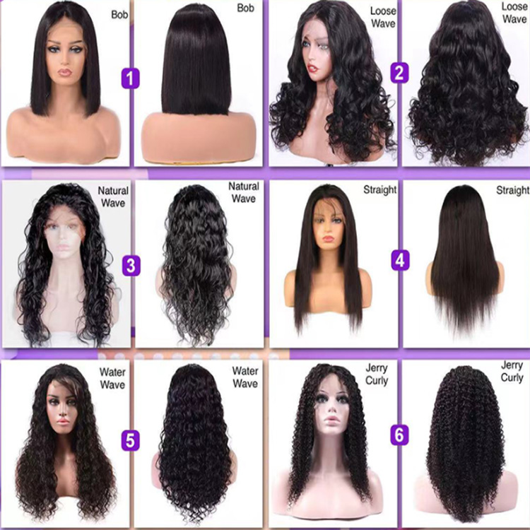 Unprocessed 100% Remy Virgin Human Hair Hd Brazilian Full Lace Wig