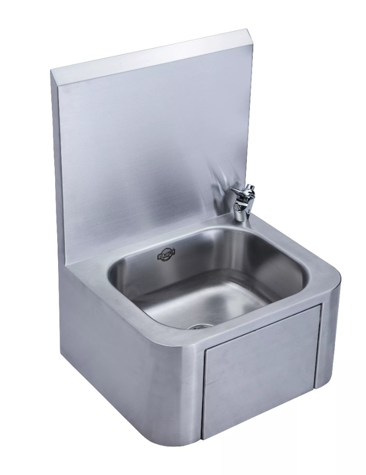 stainless steel knee operated sink