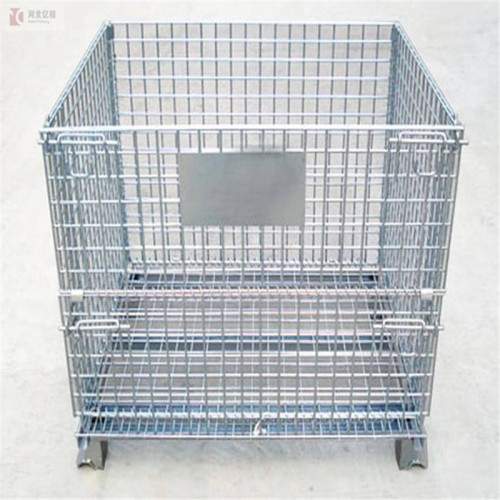 galvanized foldable collapsible metal storage wire mesh