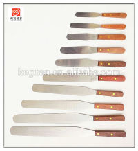 G-333 hot sales popular wooen handle stainless cake spatula