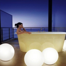 LED ball light in the Swimming Pool