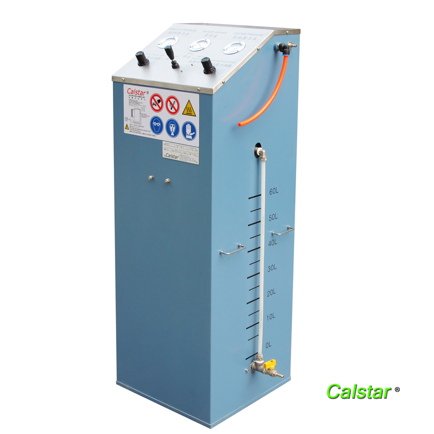 Auxiliary system for solvent recovery machine