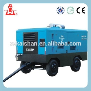 Portable screw air compressor for underworkings