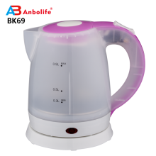 hotel  kettle plastic electric  kettle 1.0L mini cordless thermos strix fada electric wate  coffee tea kettle electric