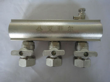3 way Brass manifolds for pex pipe