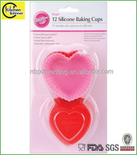 Heart Silicone Baking Cups