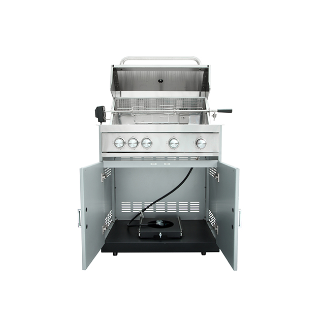 Outdoor kitchen professional BBQ gas grill