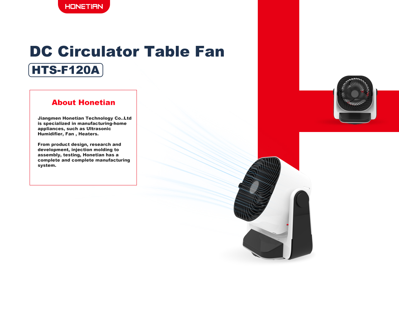 F120A circulator table fan F120A circulator table fan
