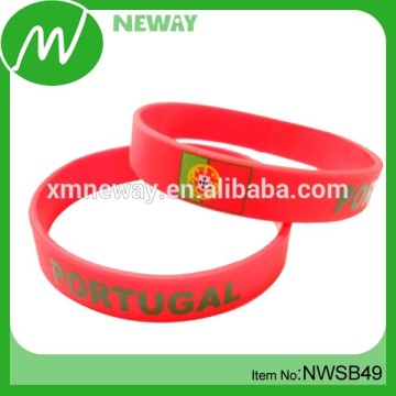 Portugal Country Flag Unisex Sports Event Wristband