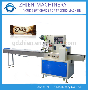 ZE-250D Flowpack Oat Chocolate Bar Packing Machine