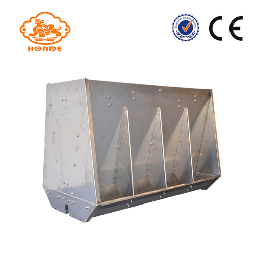 Customized Automatic Stainless Steel Double Side Pig Feeder