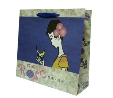 customized stylish personalized fancy packaging bag/paper bag for luxury