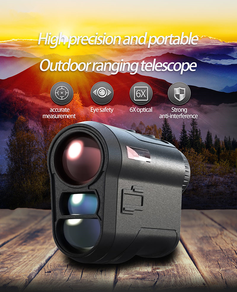 Jagd/Vogelbeobachtung Laser -Entfernungsmesser 6.5X Vergrößerungsgeschwindigkeitsmessung Laser -Entfernungsmesser Hunting/Bird Watching Laser Rangefinder 6.5X Magnification Speed Measurement Laser Rangefinder