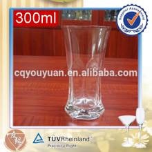 Super white glass crystal clear 300ml alcohol drinking glass cup set